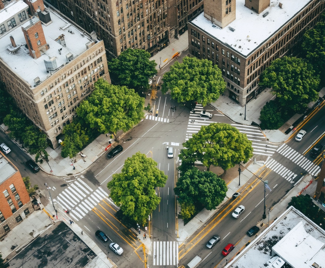 Вид на район нашей студии ArtCode NYC на Манхэттене